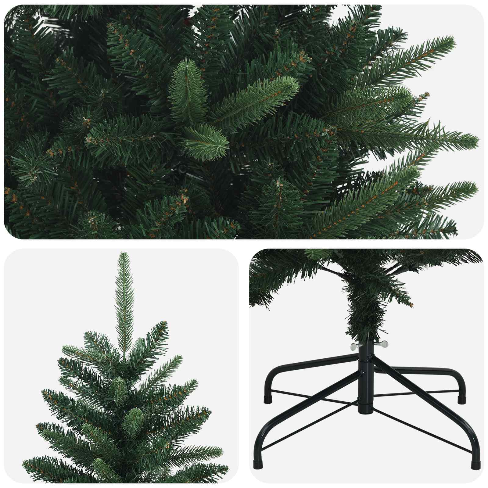 Artificial Hinged Christmas Tree 150 cm PE and PVC Green