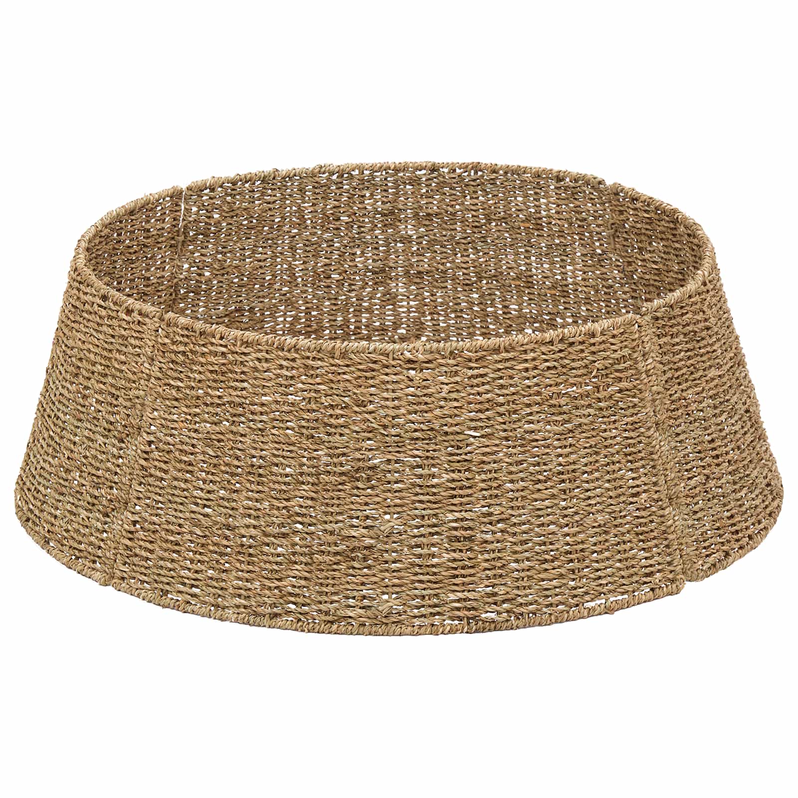 Christmas Tree Collar Round Natural Dia. 45 x 22 cm Seagrass