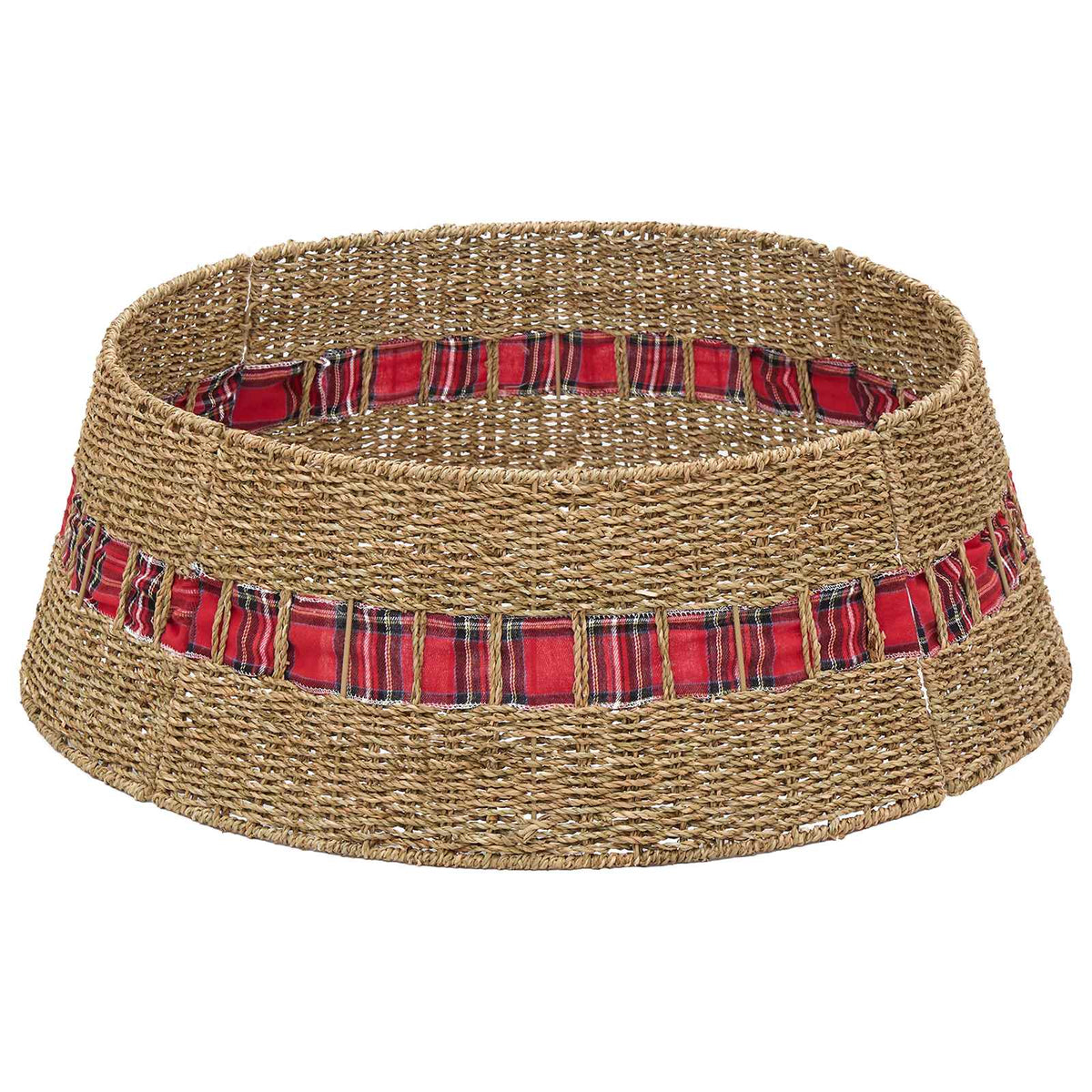 Christmas Tree Collar Round Natural Dia. 60 x 22 cm Seagrass