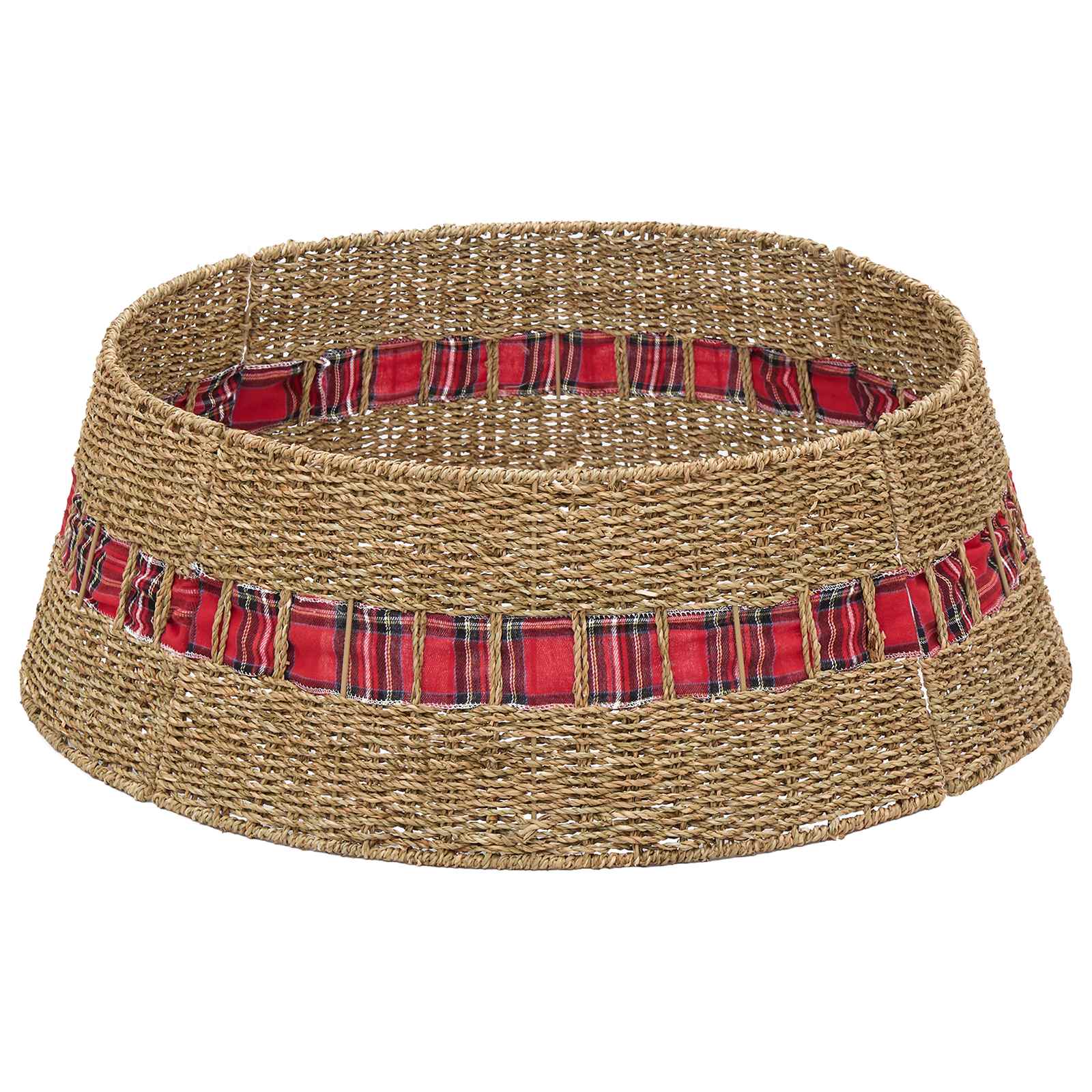 Christmas Tree Collar Round Natural Dia. 60 x 22 cm Seagrass