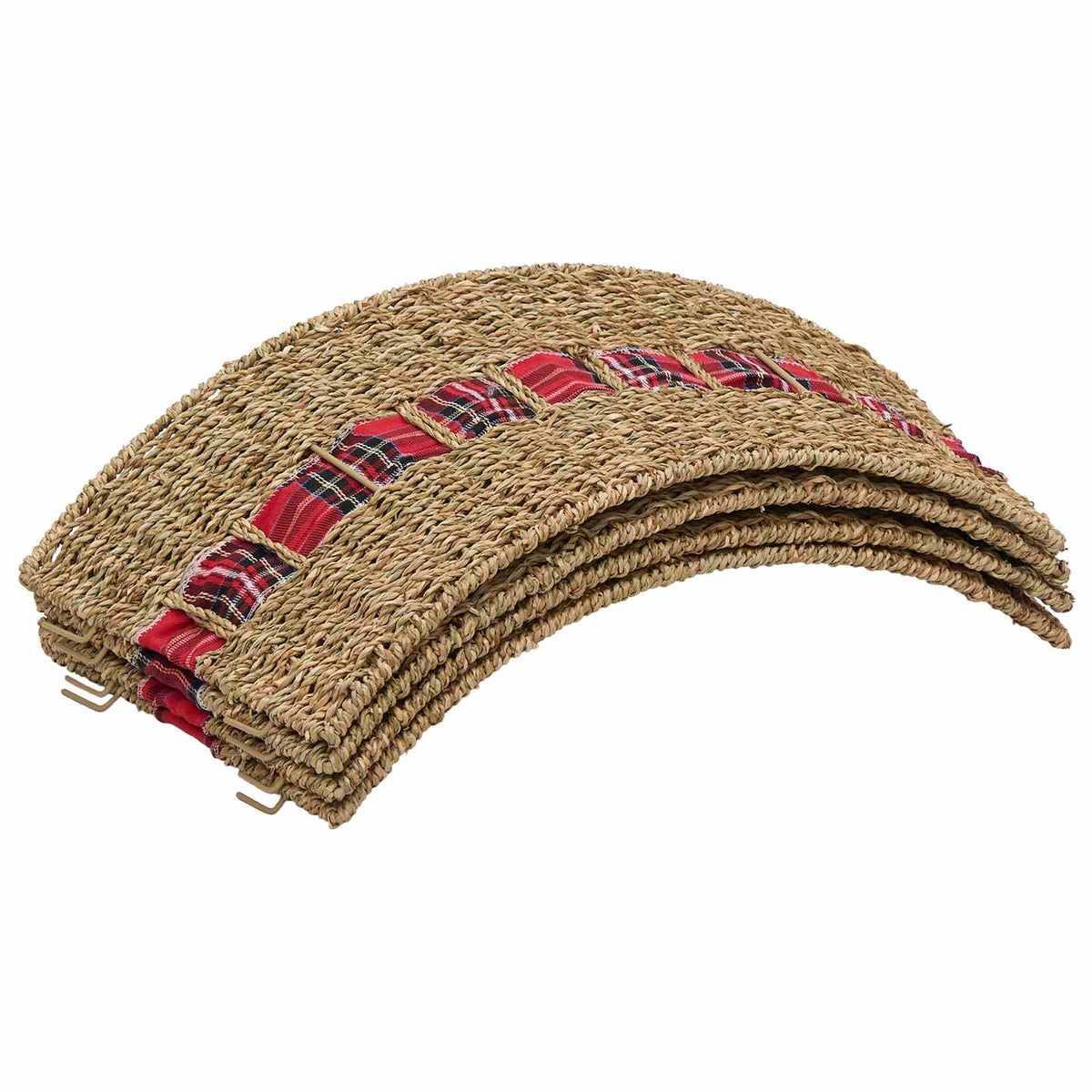 Christmas Tree Collar Round Natural Dia. 75 x 25 cm Seagrass