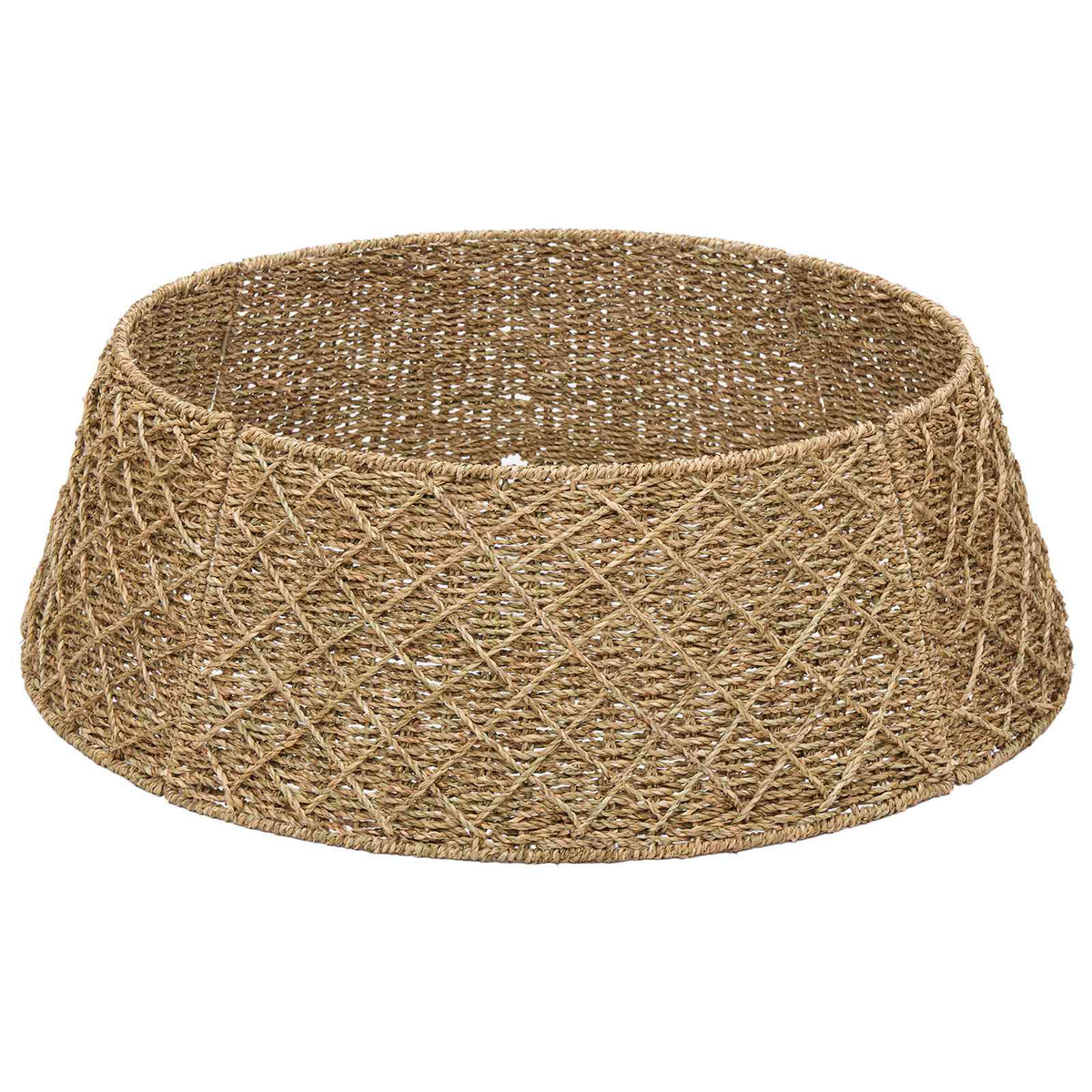 Christmas Tree Collar Round Natural Dia. 60 x 22 cm Seagrass