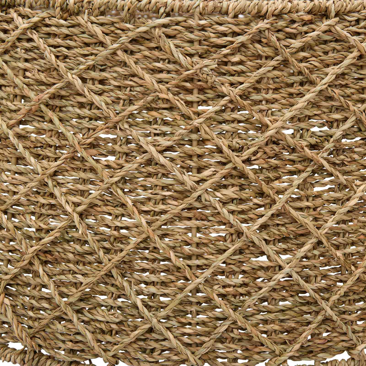 Christmas Tree Collar Round Natural Dia. 75 x 25 cm Seagrass