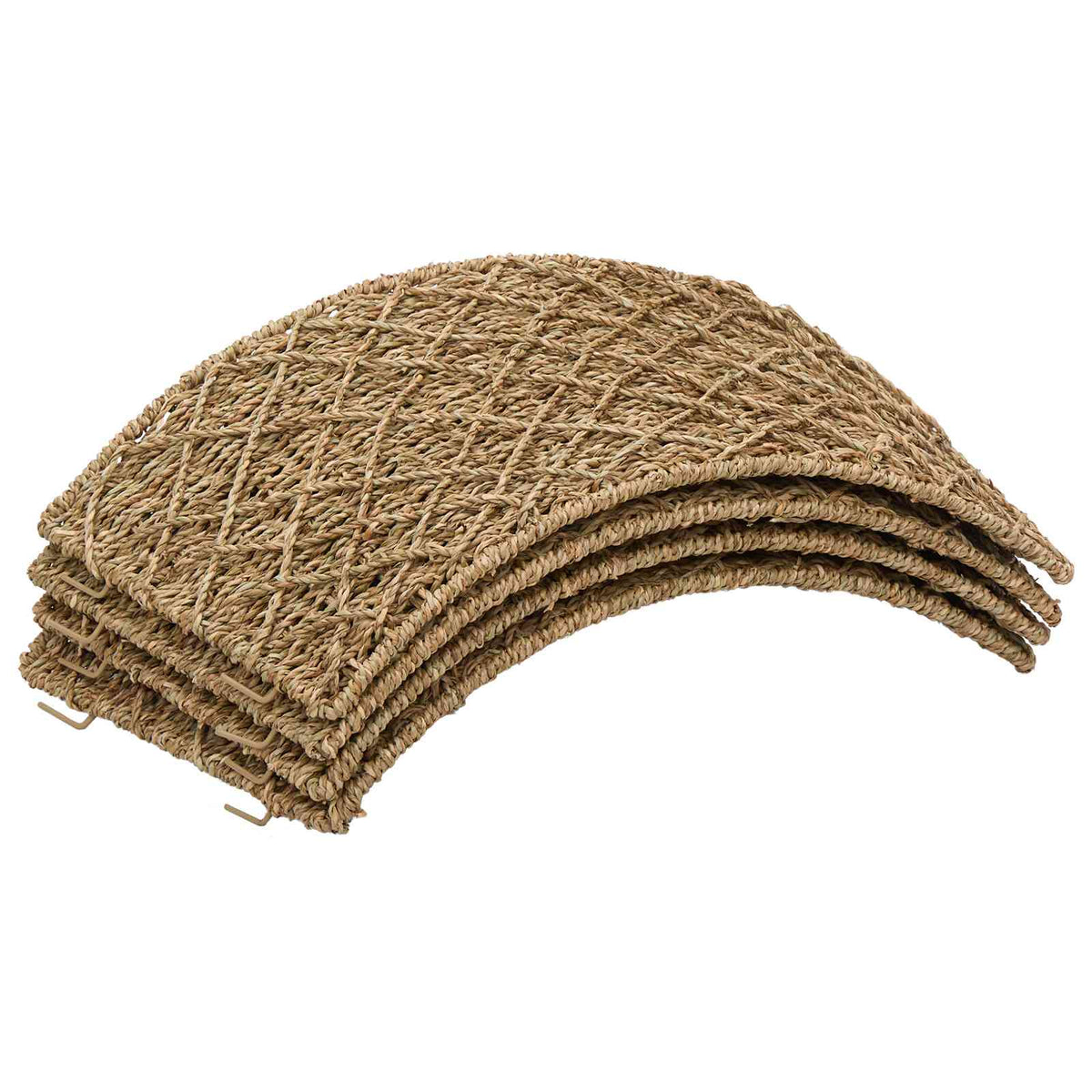 Christmas Tree Collar Round Natural Dia. 75 x 25 cm Seagrass