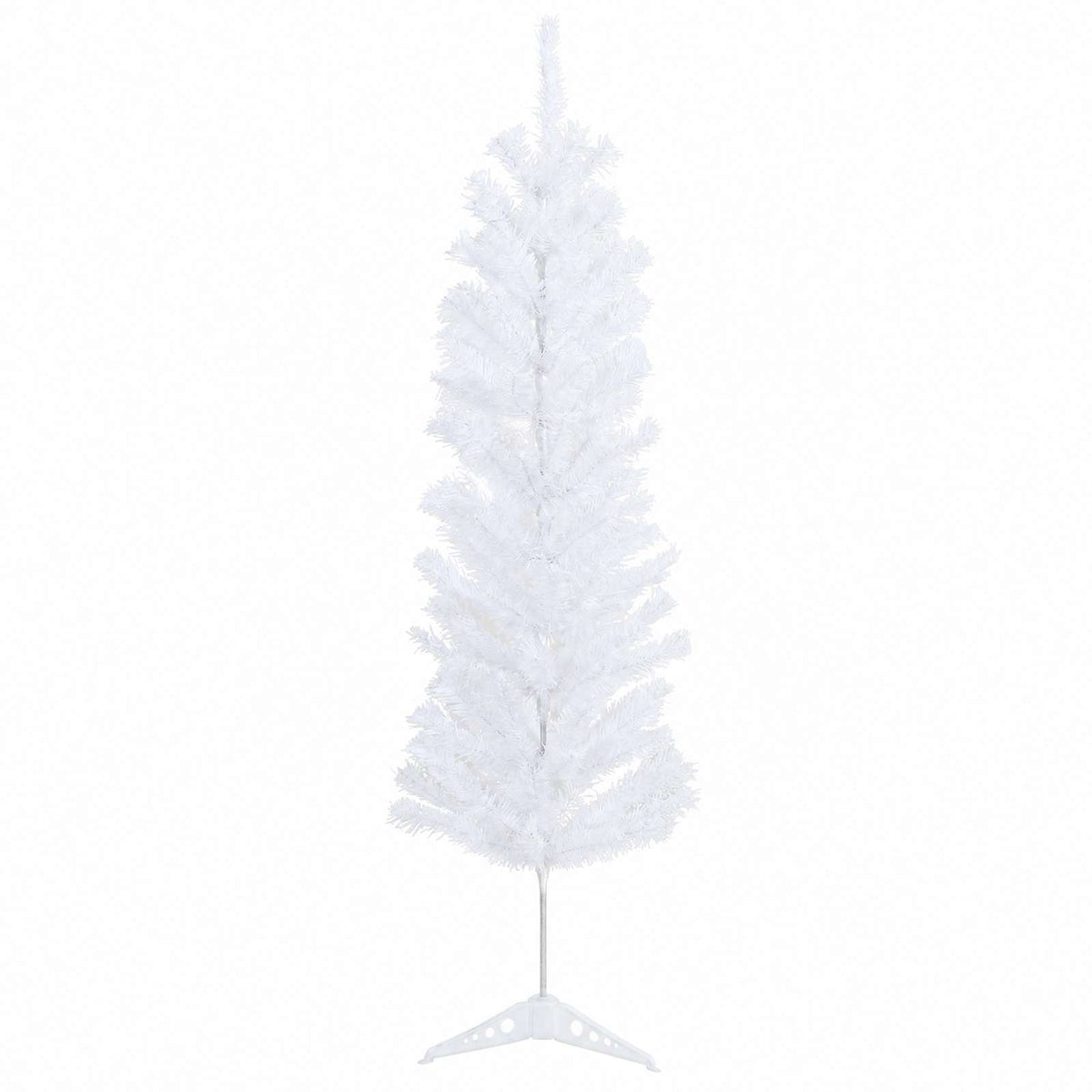 Artificial Slim Christmas Tree 150 cm 150 LEDs Warm White