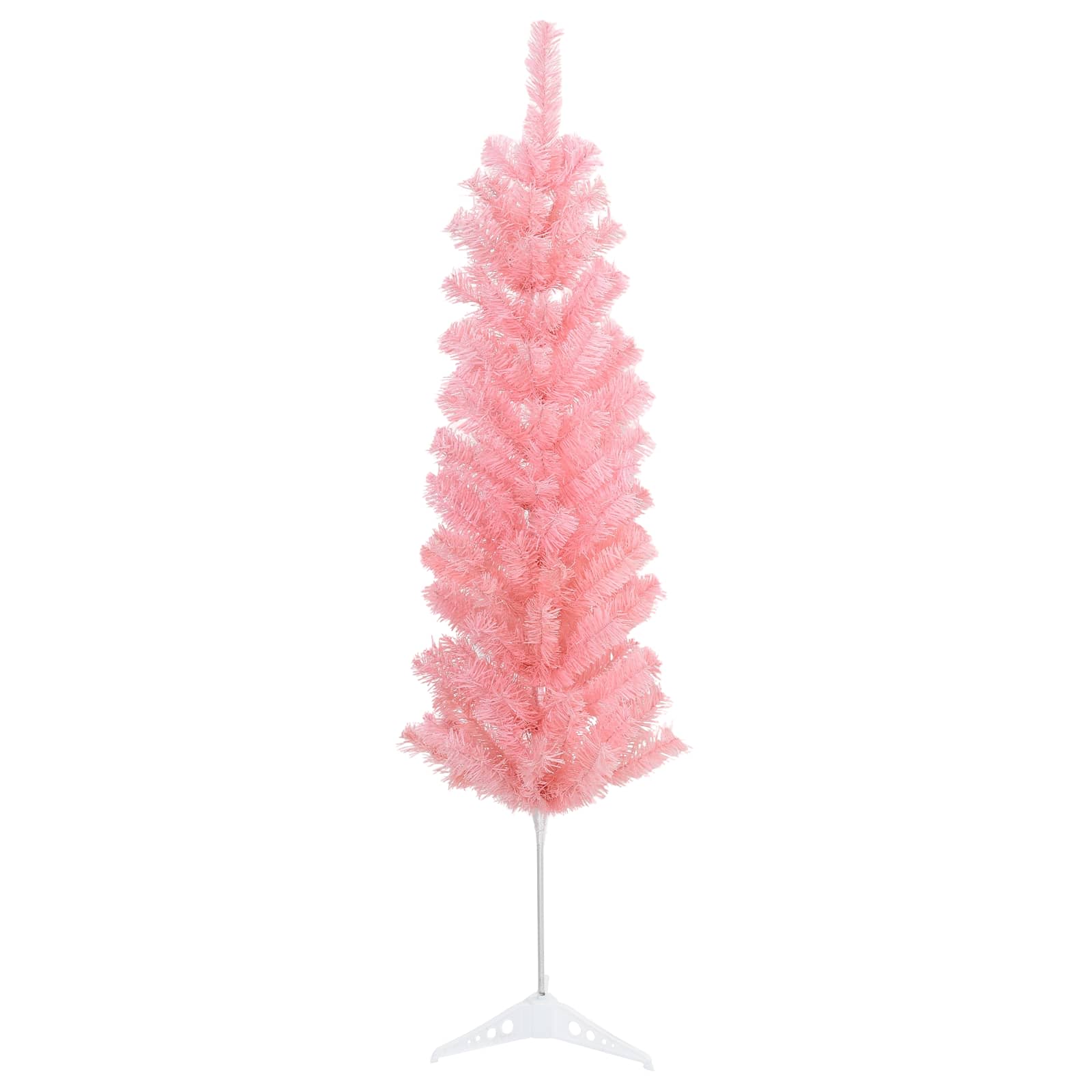 Artificial Slim Christmas Tree 120 cm 150 LEDs Warm White