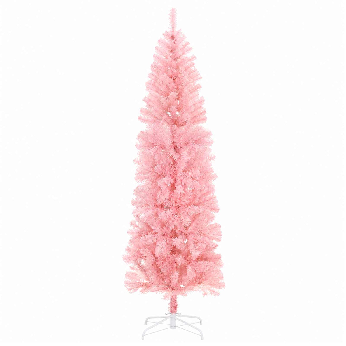 Artificial Slim Christmas Tree 180 cm 300 LEDs Warm White