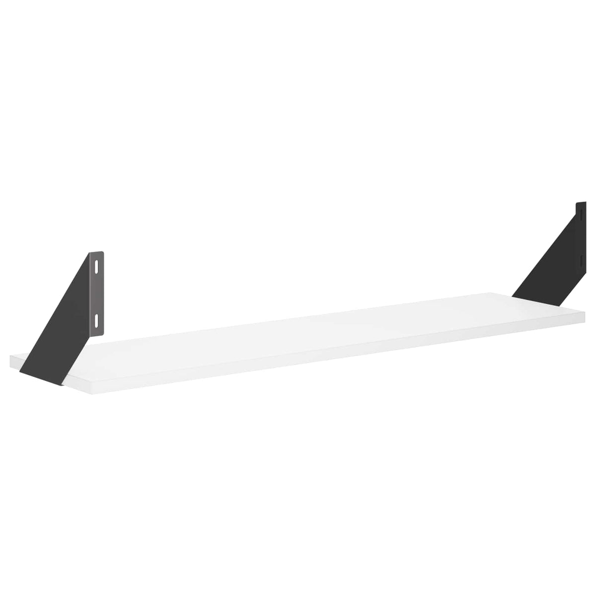 Wall Shelves 2 pcs White 80 x 20 x 17 cm