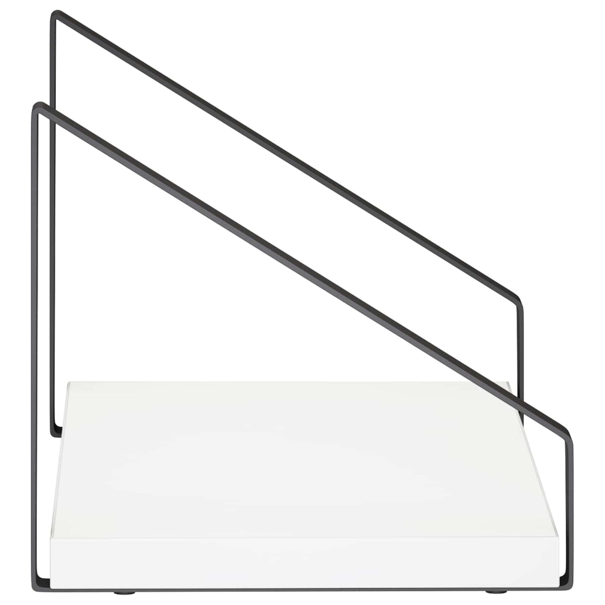 Wall Shelves 2 pcs White 30 x 16 x 15.5 cm