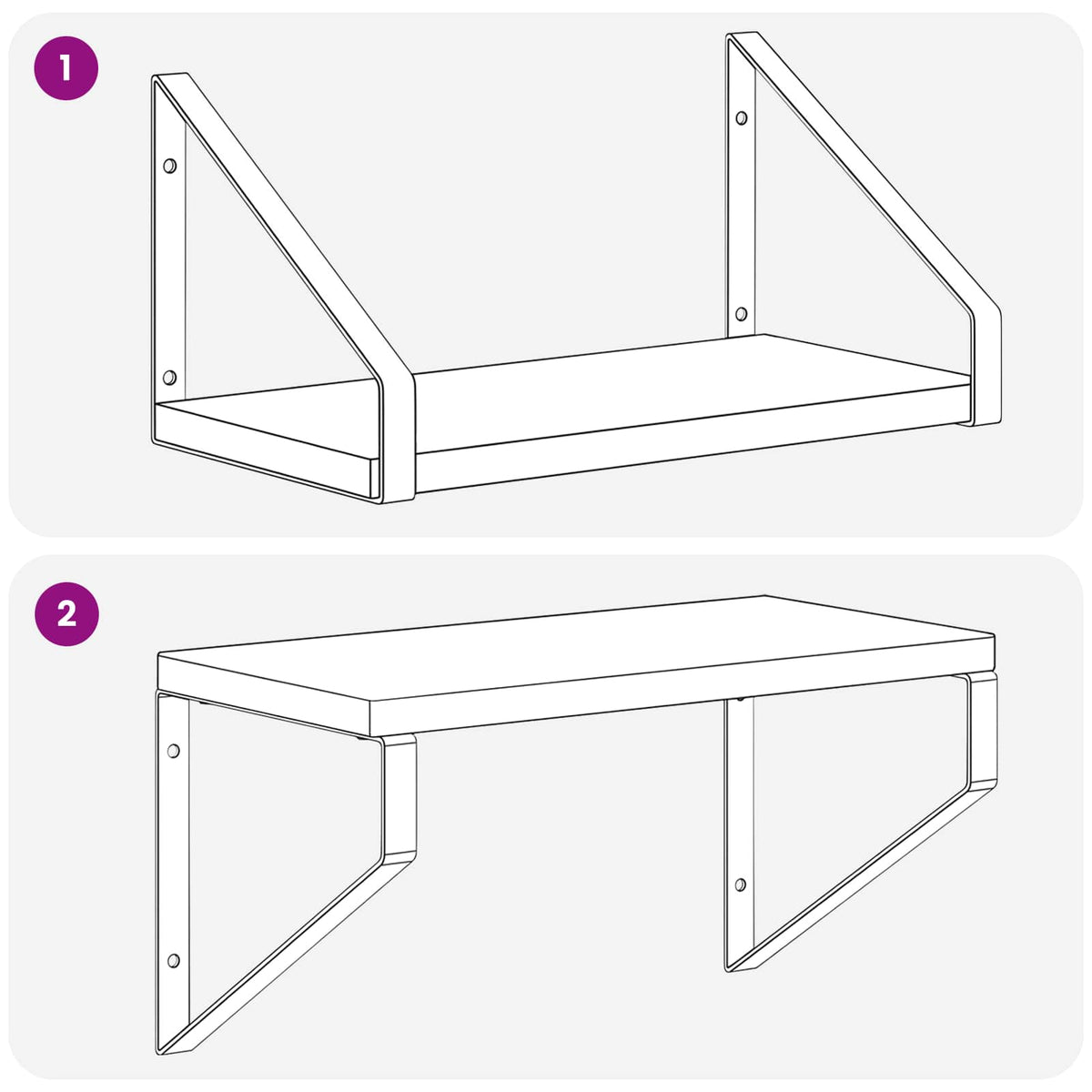Wall Shelves 2 pcs Sonoma Oak 30 x 16 x 15.5 cm