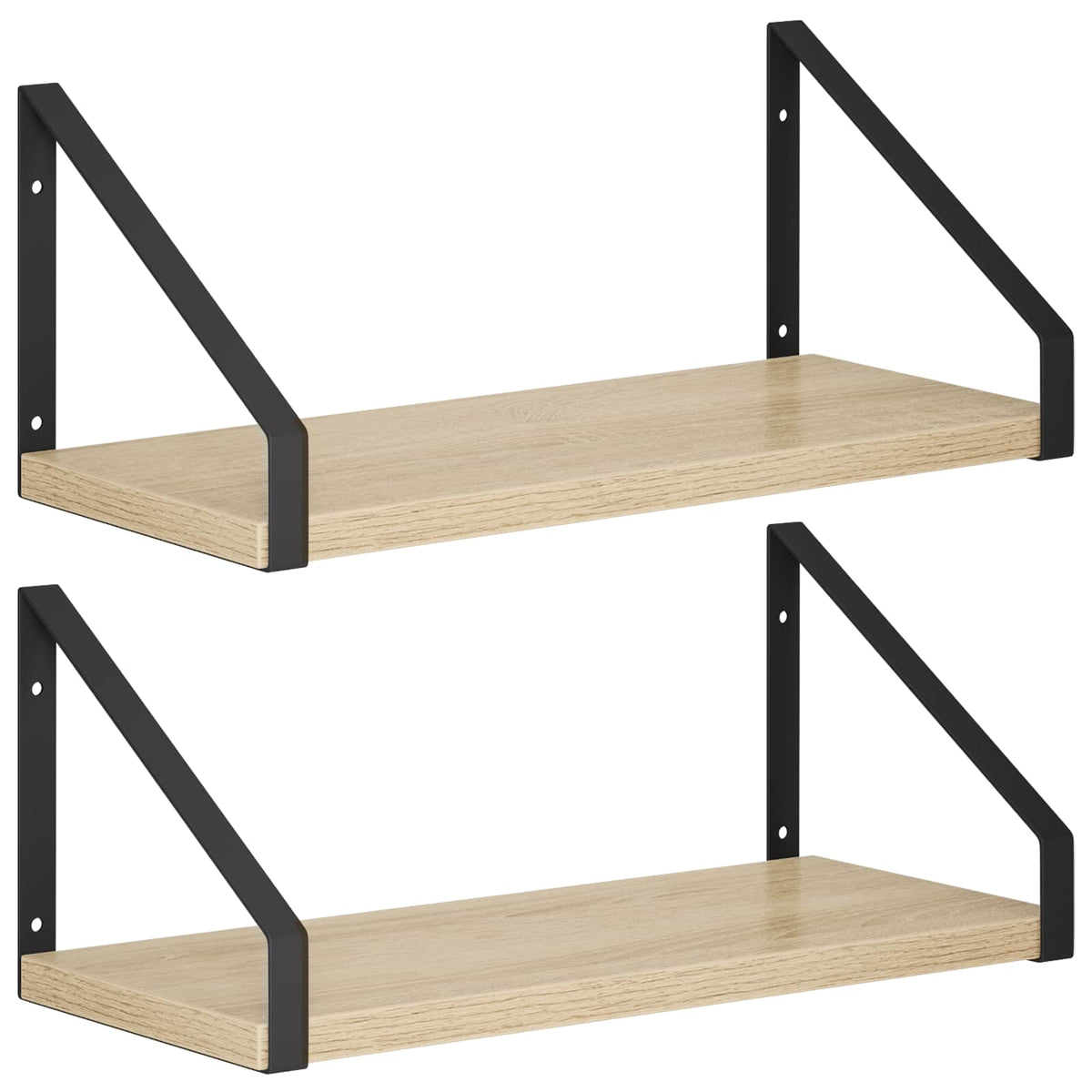 Wall Shelves 2 pcs Sonoma Oak 35 x 16 x 15.5 cm
