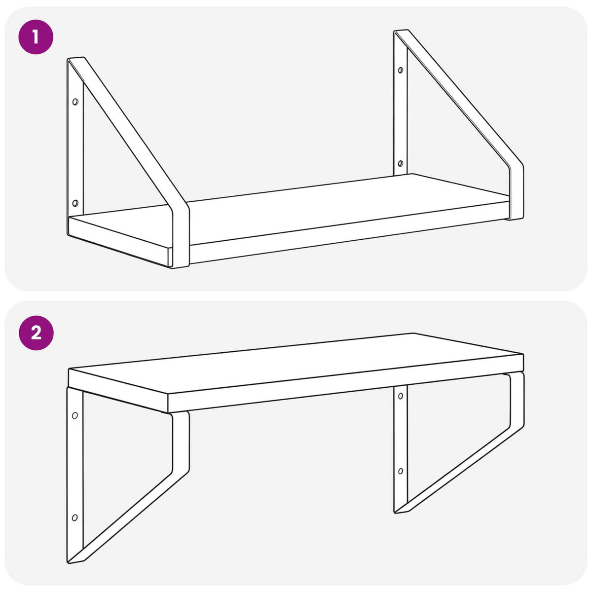 Wall Shelves 2 pcs Sonoma Oak 35 x 16 x 15.5 cm