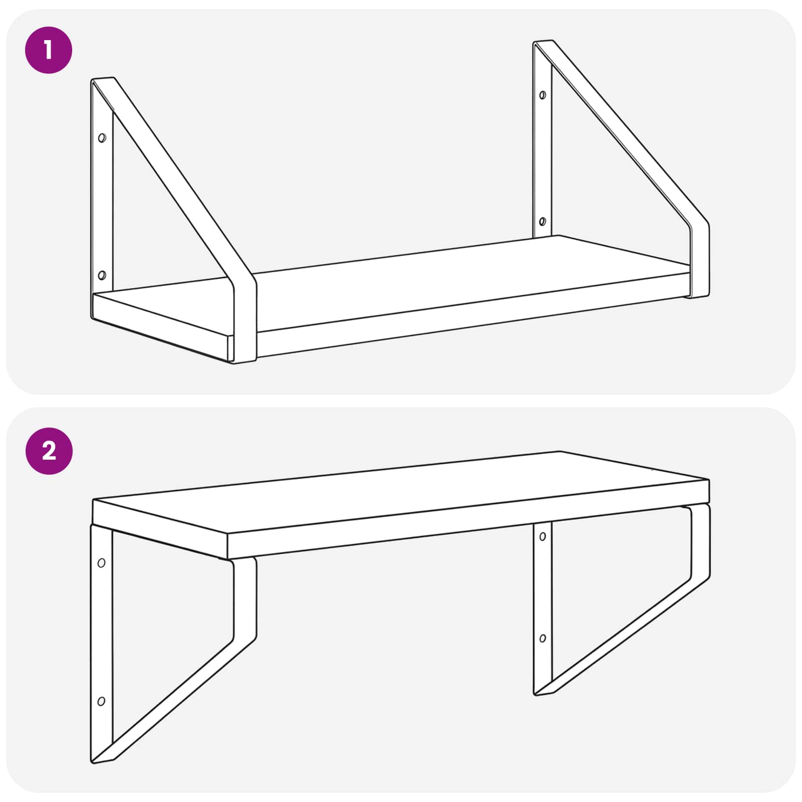 Wall Shelves 2 pcs Sonoma Oak 35 x 16 x 15.5 cm