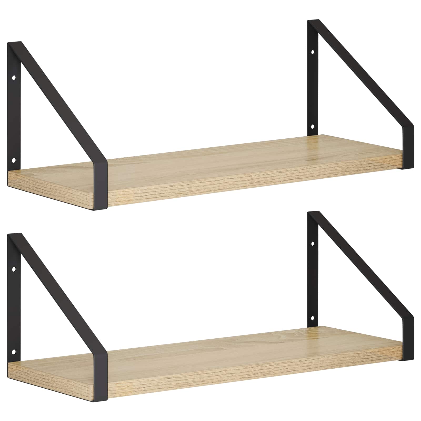 Wall Shelves 2 pcs Sonoma Oak 40 x 16 x 15.5 cm