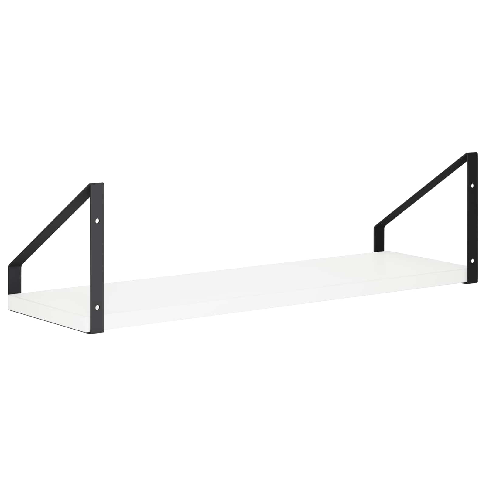 Wall Shelves 2 pcs White 50 x 16 x 15.5 cm