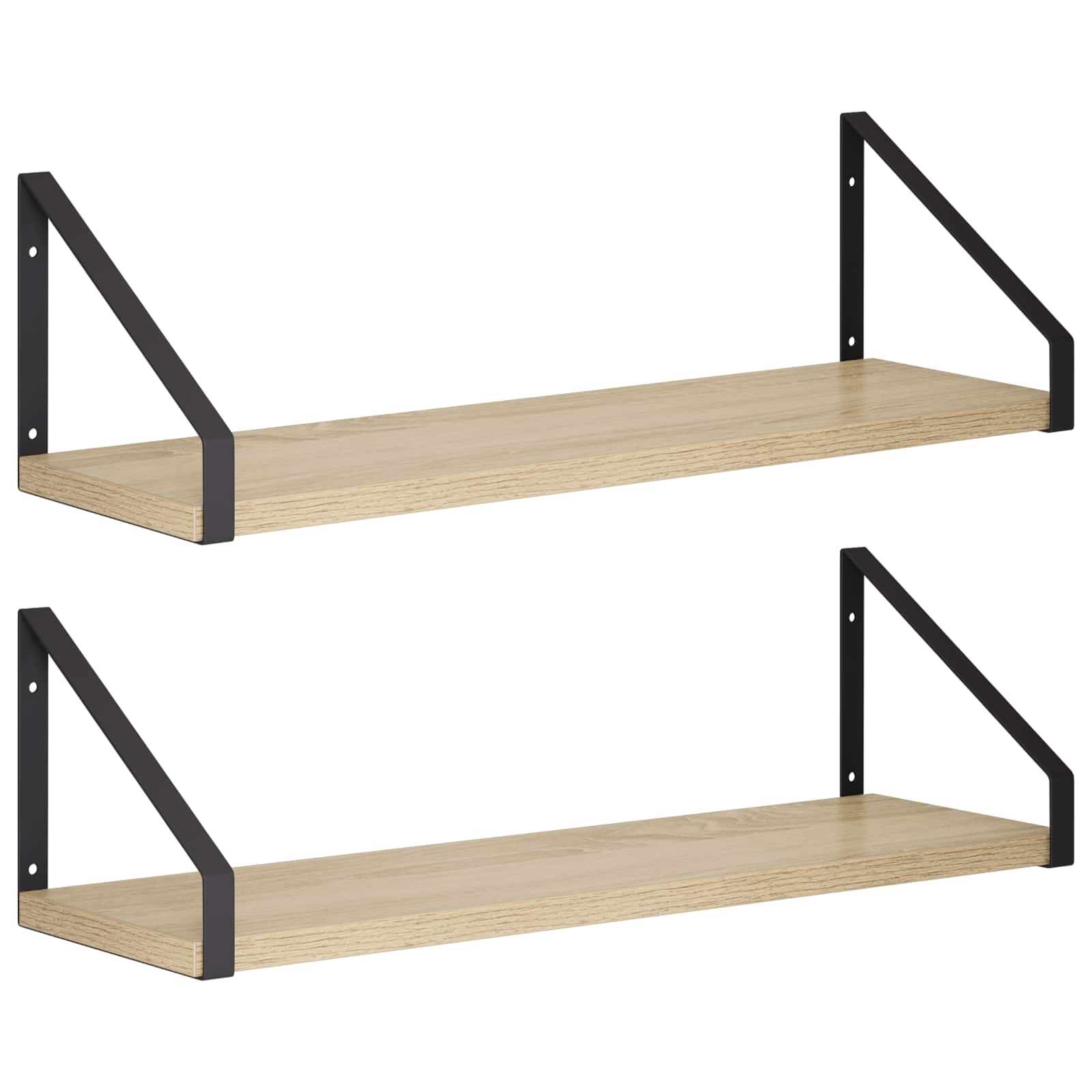 Wall Shelves 2 pcs Sonoma Oak 50 x 16 x 15.5 cm