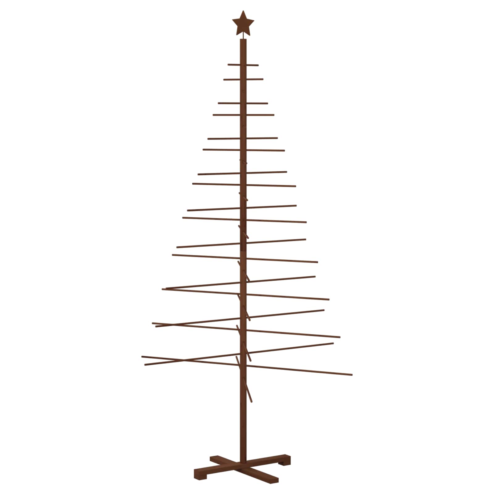 Wooden Christmas Tree KOTKA 210 cm Bamboo and solid pine wood