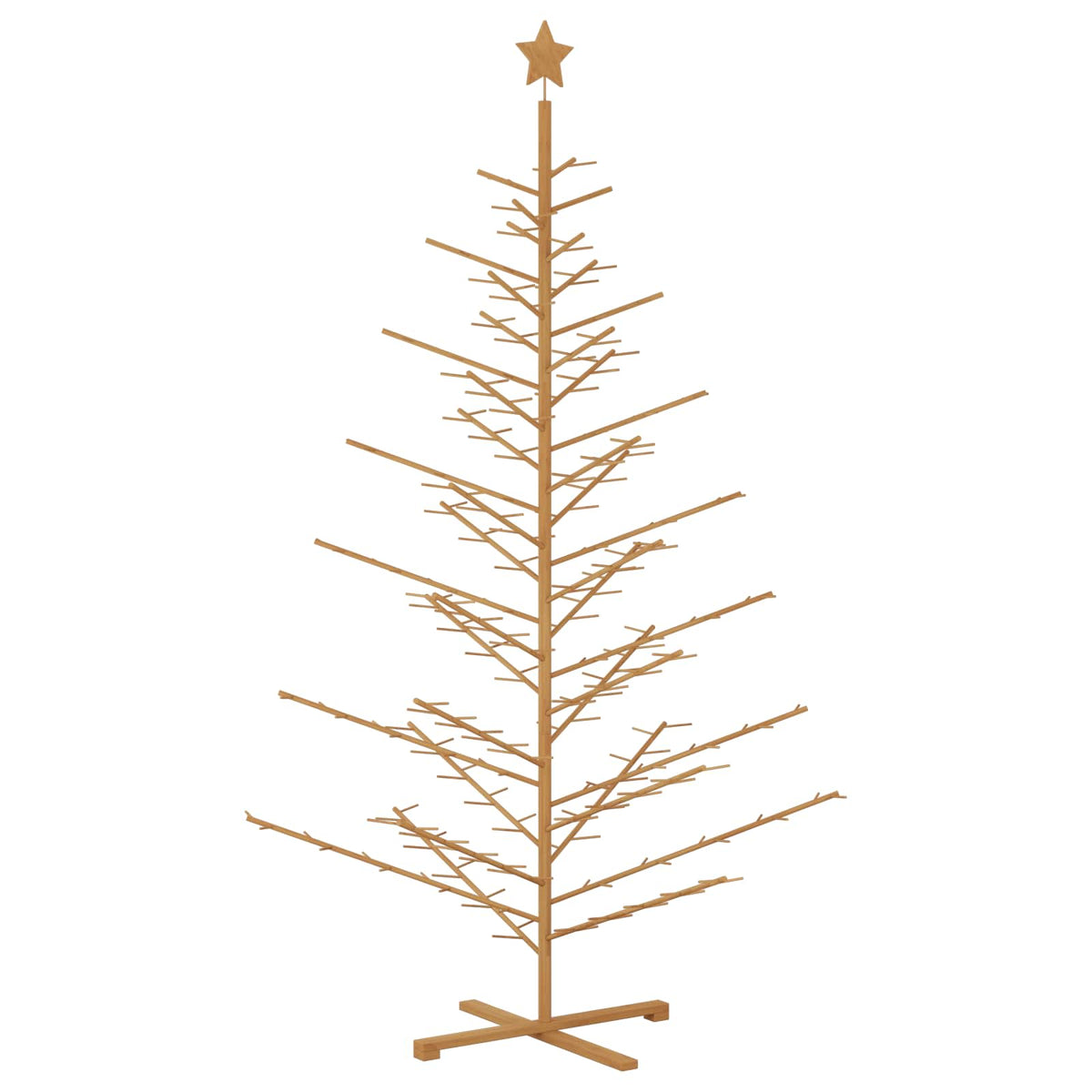 Wooden Christmas Tree KOTKA 240 cm Bamboo and solid pine wood