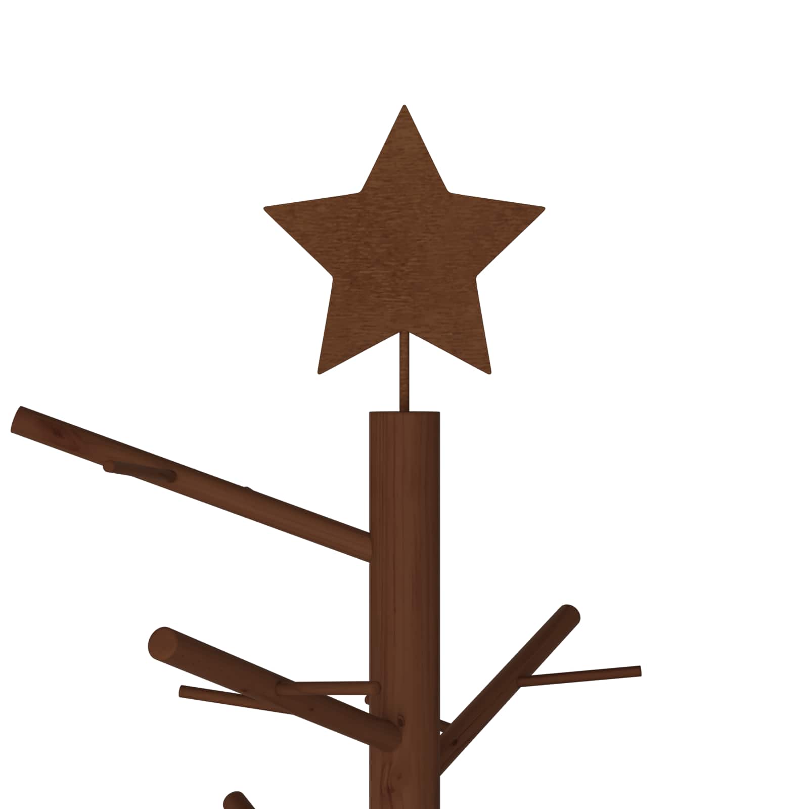 Wooden Christmas Tree KOTKA 125 cm Bamboo and solid pine wood