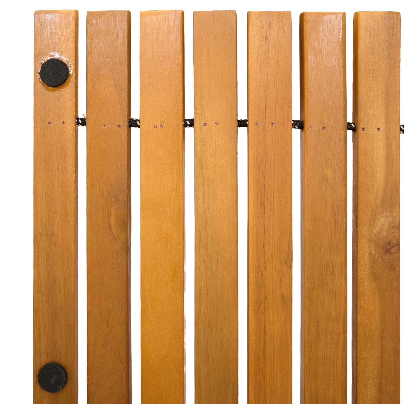 Bath Mat 2 pcs Natural 100 x 60 cm Solid Acacia Wood