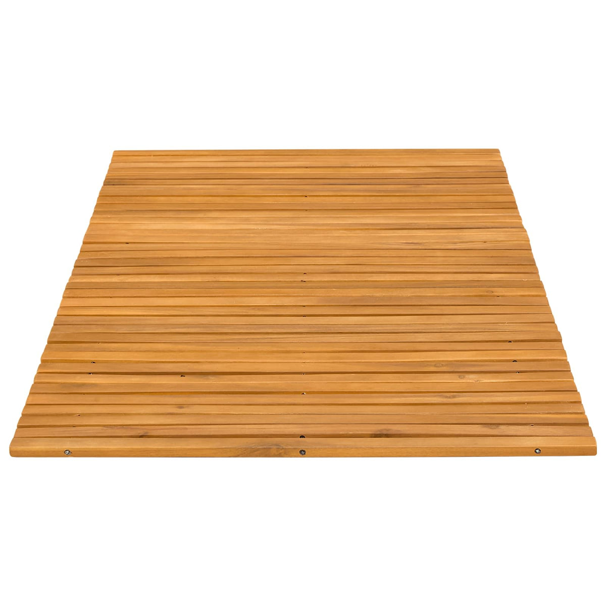 Bath Mat 3 pcs Natural 100 x 60 cm Solid Acacia Wood