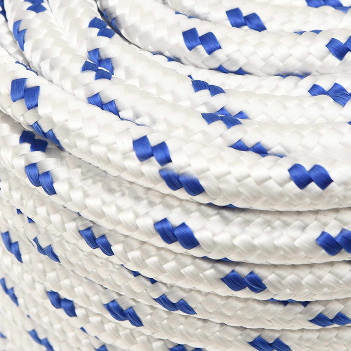 Multipurpose Utility Rope 12 mm 100 m White and Blue PP