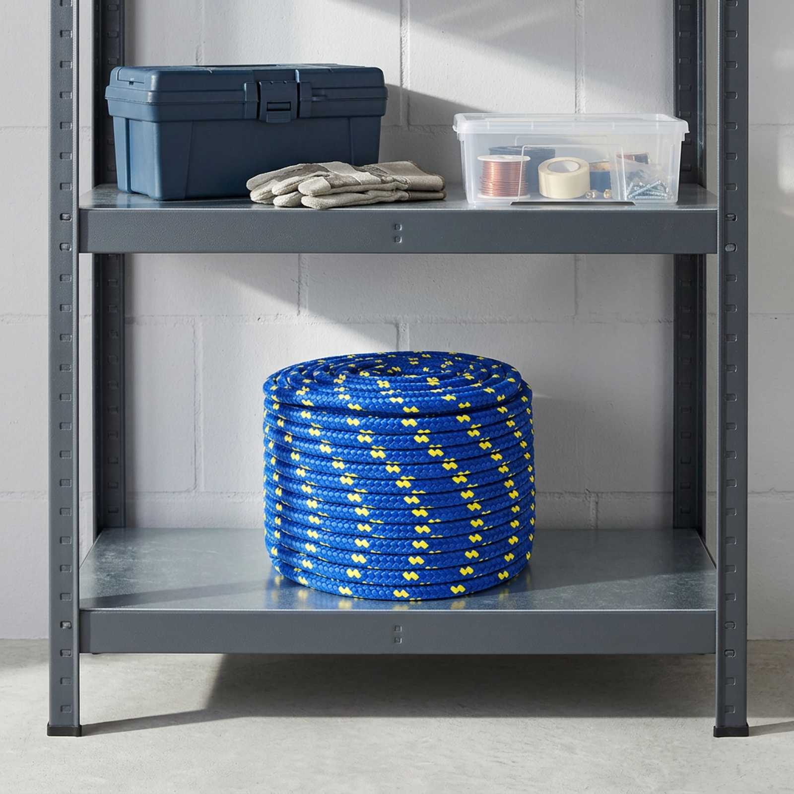 Multipurpose Utility Rope 12 mm 25 m Blue PP 930 kg Max Load