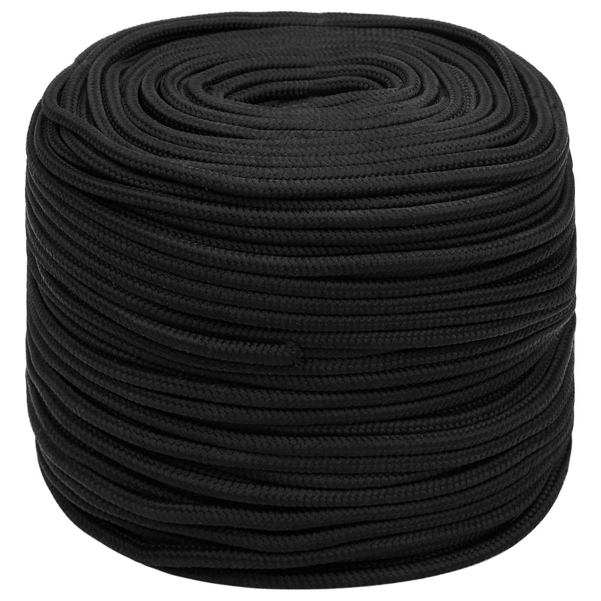 Multipurpose Utility Rope 10 mm 25 m Black PP 645 kg Max Load