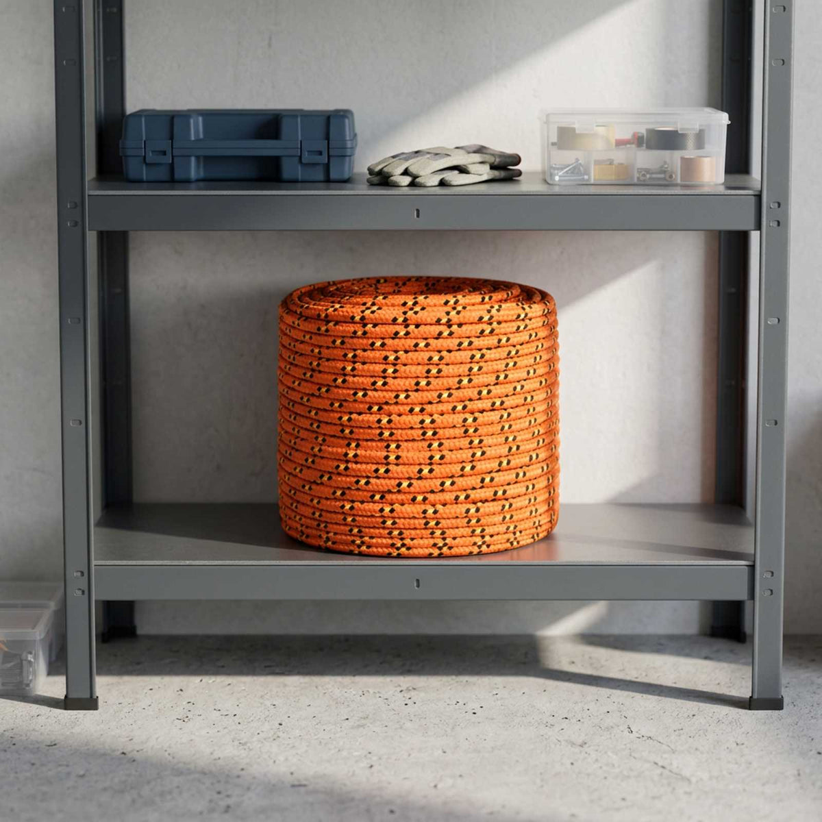 Multipurpose Utility Rope 6 mm 50 m Orange PP 240 kg Max Load