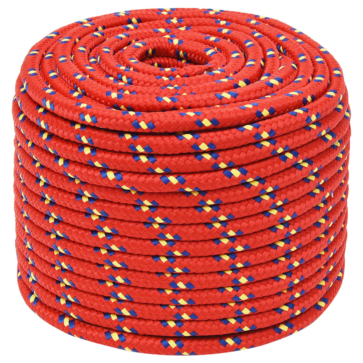Multipurpose Utility Rope 12 mm 25 m Red PP 930 kg Max Load