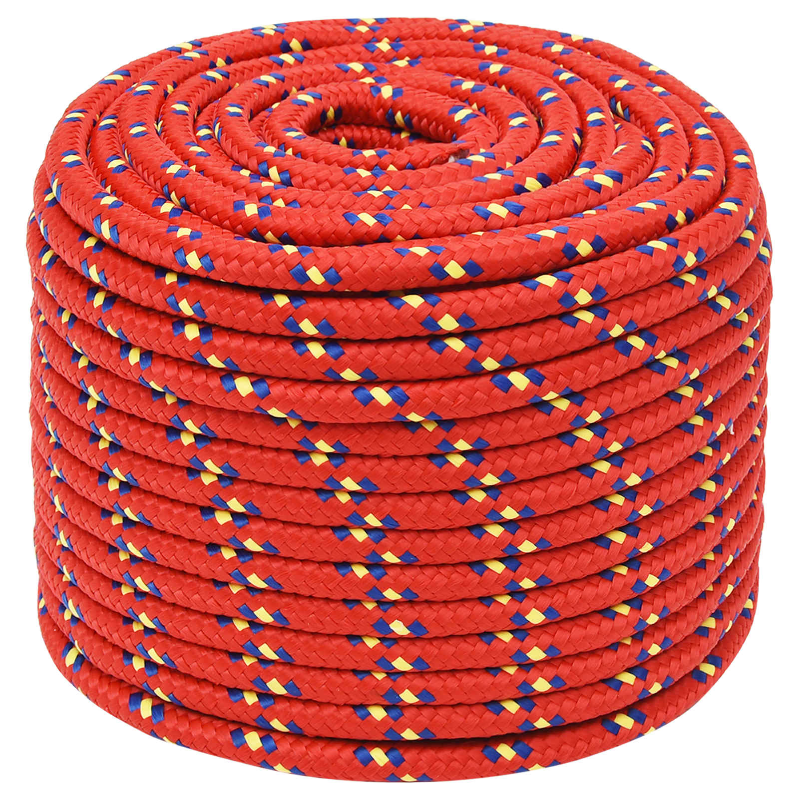 Multipurpose Utility Rope 12 mm 25 m Red PP 930 kg Max Load