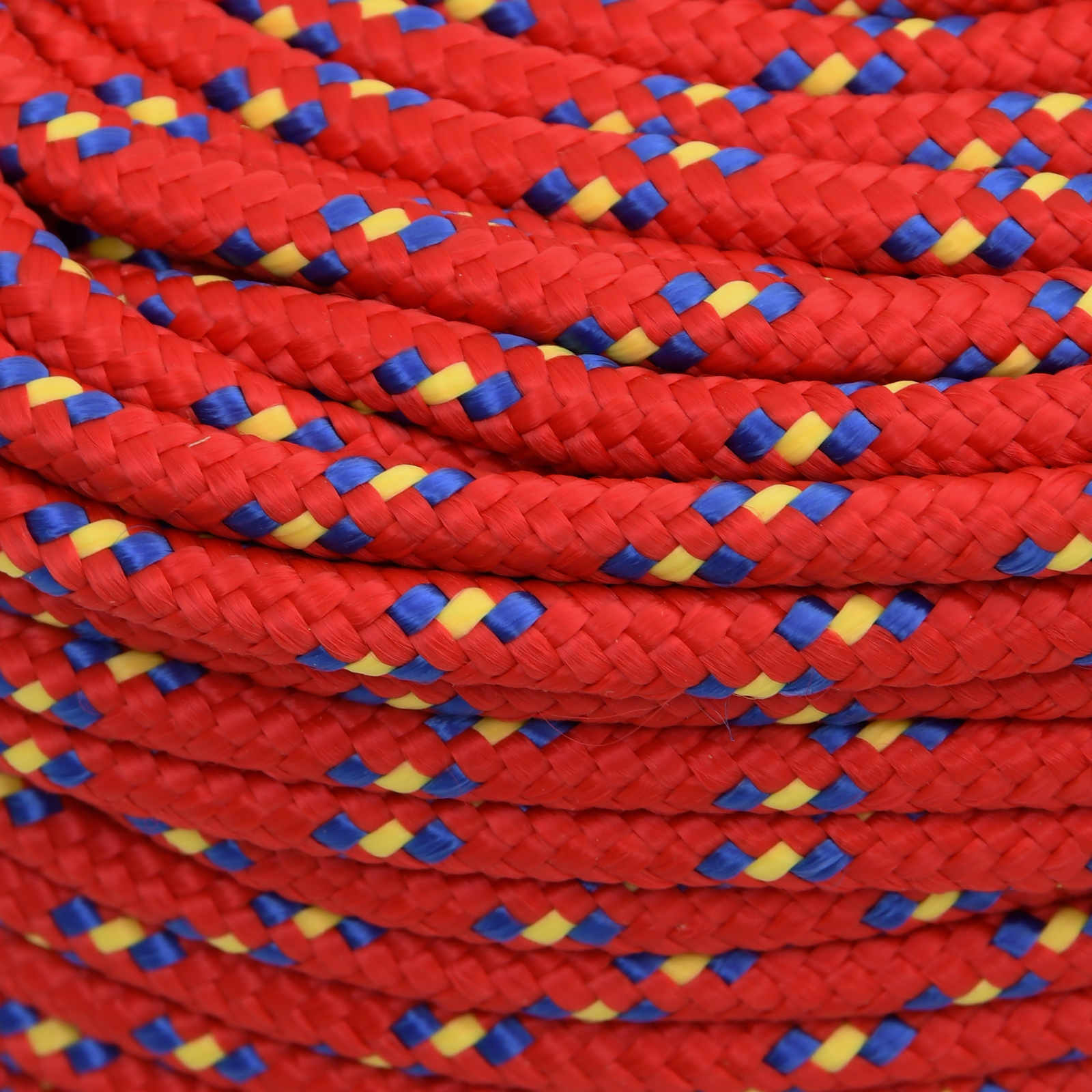 Multipurpose Utility Rope 8 mm 50 m Red PP 420 kg Max Load