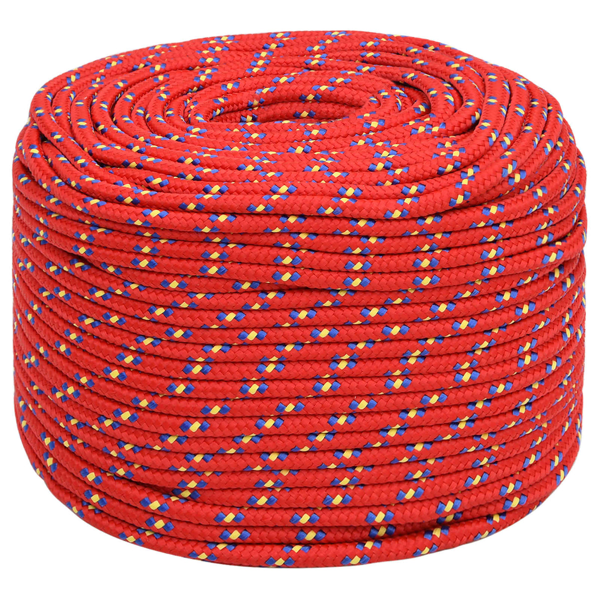 Multipurpose Utility Rope 6 mm 50 m Red PP 240 kg Max Load