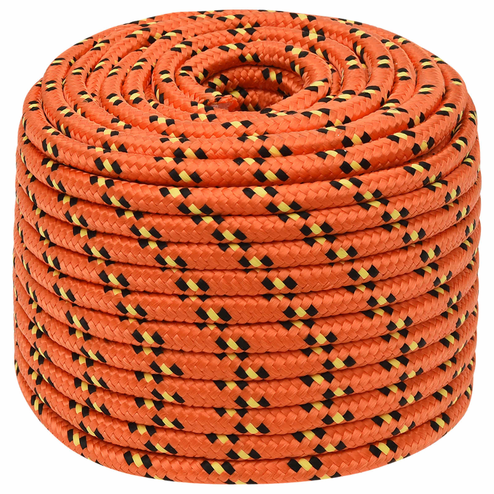 Multipurpose Utility Rope 12 mm 50 m Orange PP 930 kg Max Load