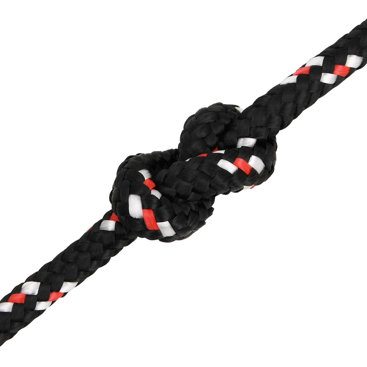 Multipurpose Utility Rope 8 mm 25 m Black and Red PP