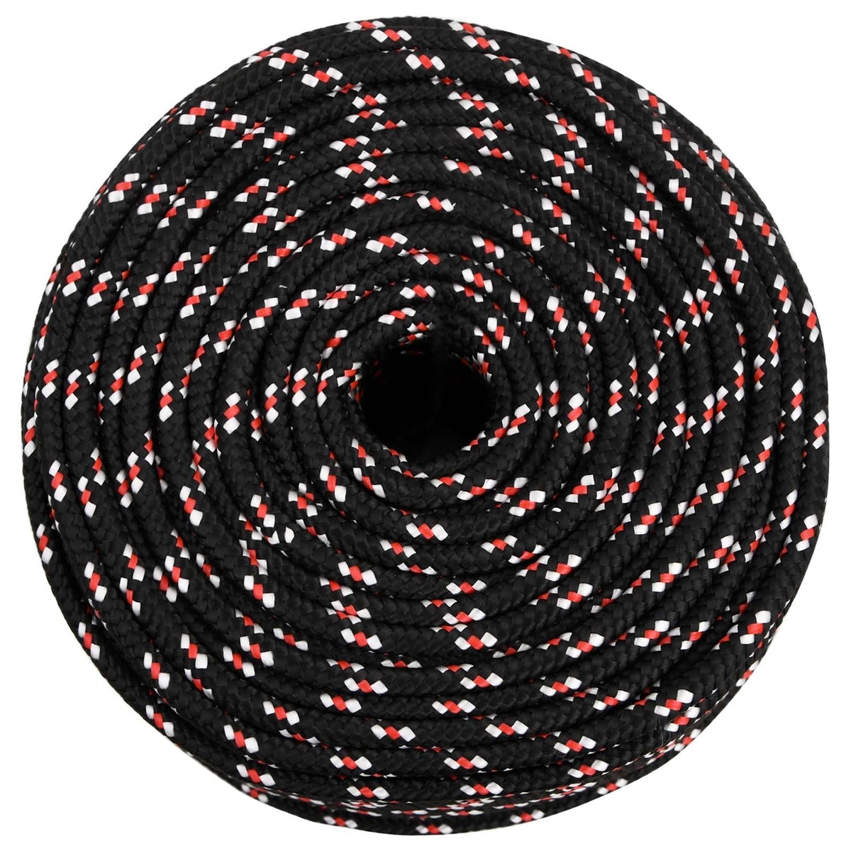 Multipurpose Utility Rope 8 mm 25 m Black and Red PP
