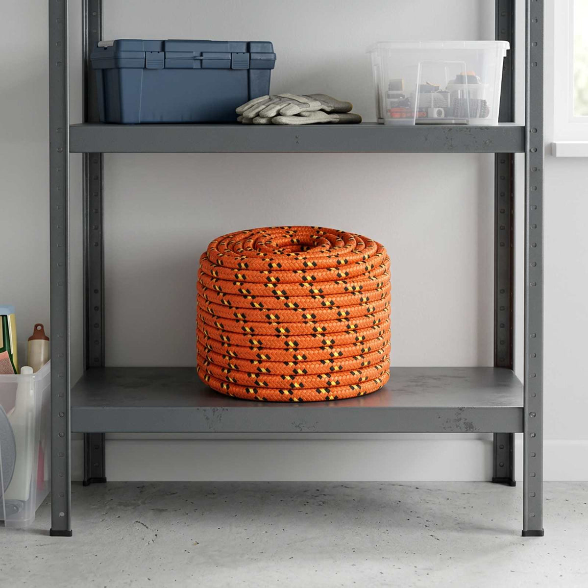 Multipurpose Utility Rope 12 mm 50 m Orange PP 930 kg Max Load