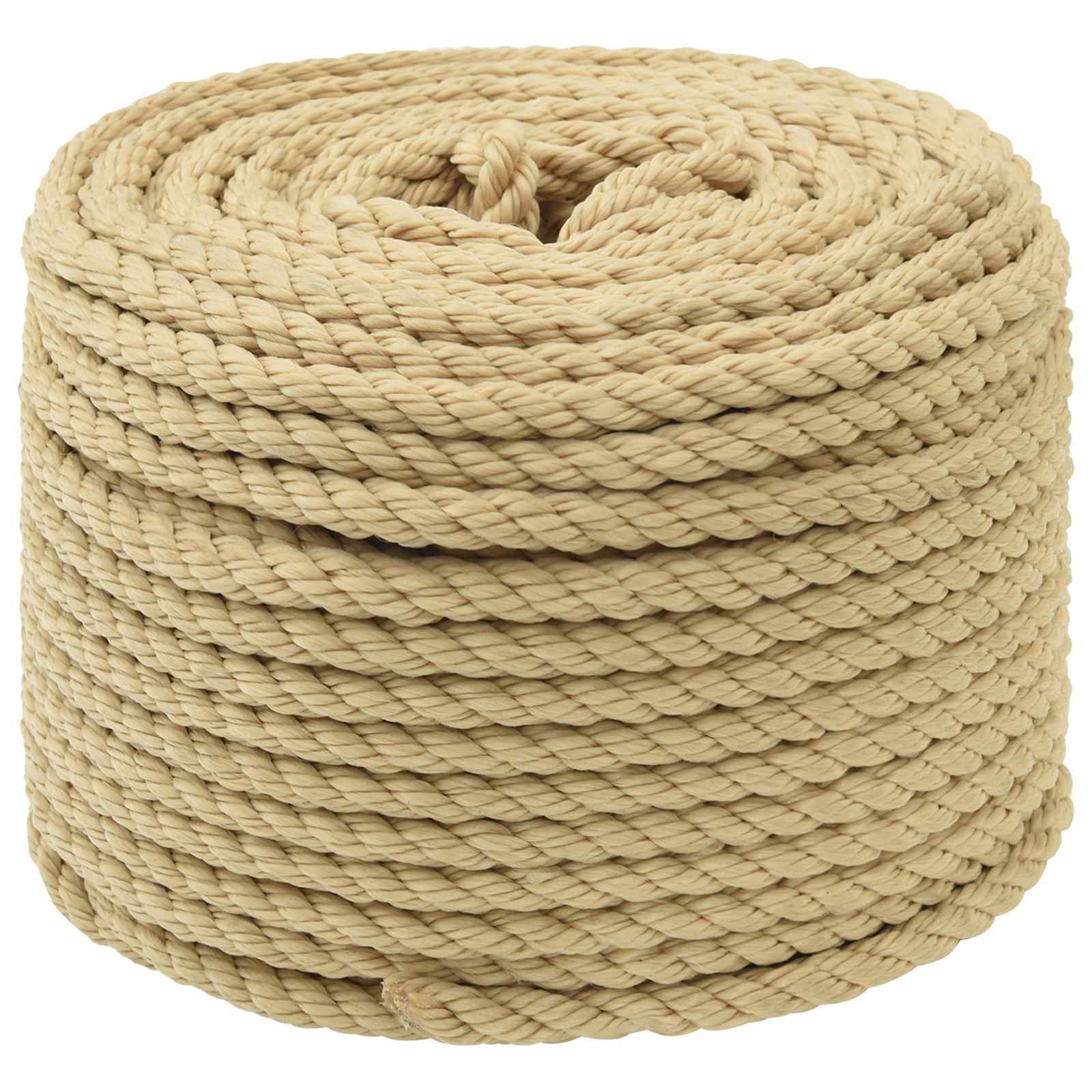 Multipurpose Utility Rope 8 mm 50 m Natural PP 420 kg Max Load