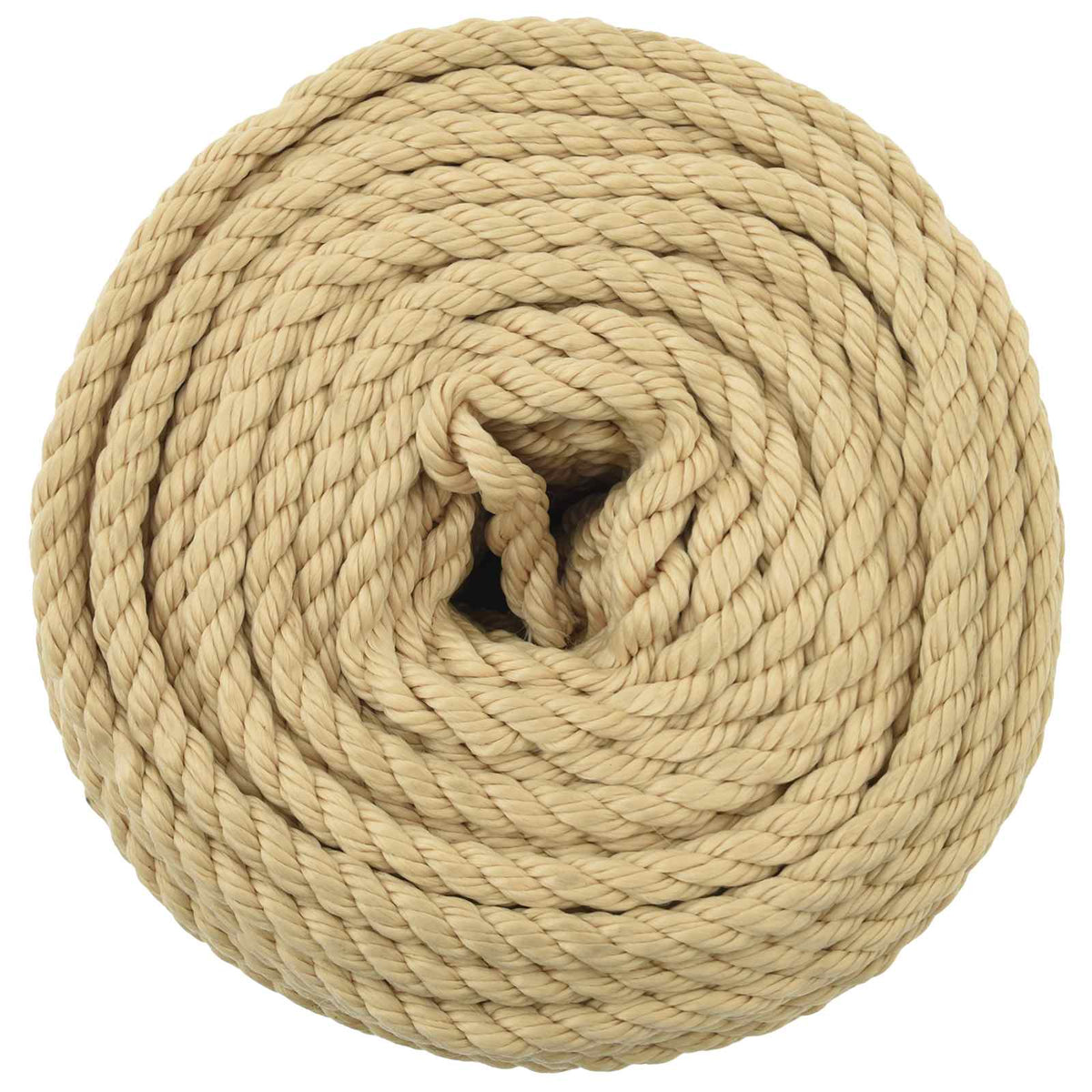 Multipurpose Utility Rope 8 mm 50 m Natural PP 420 kg Max Load