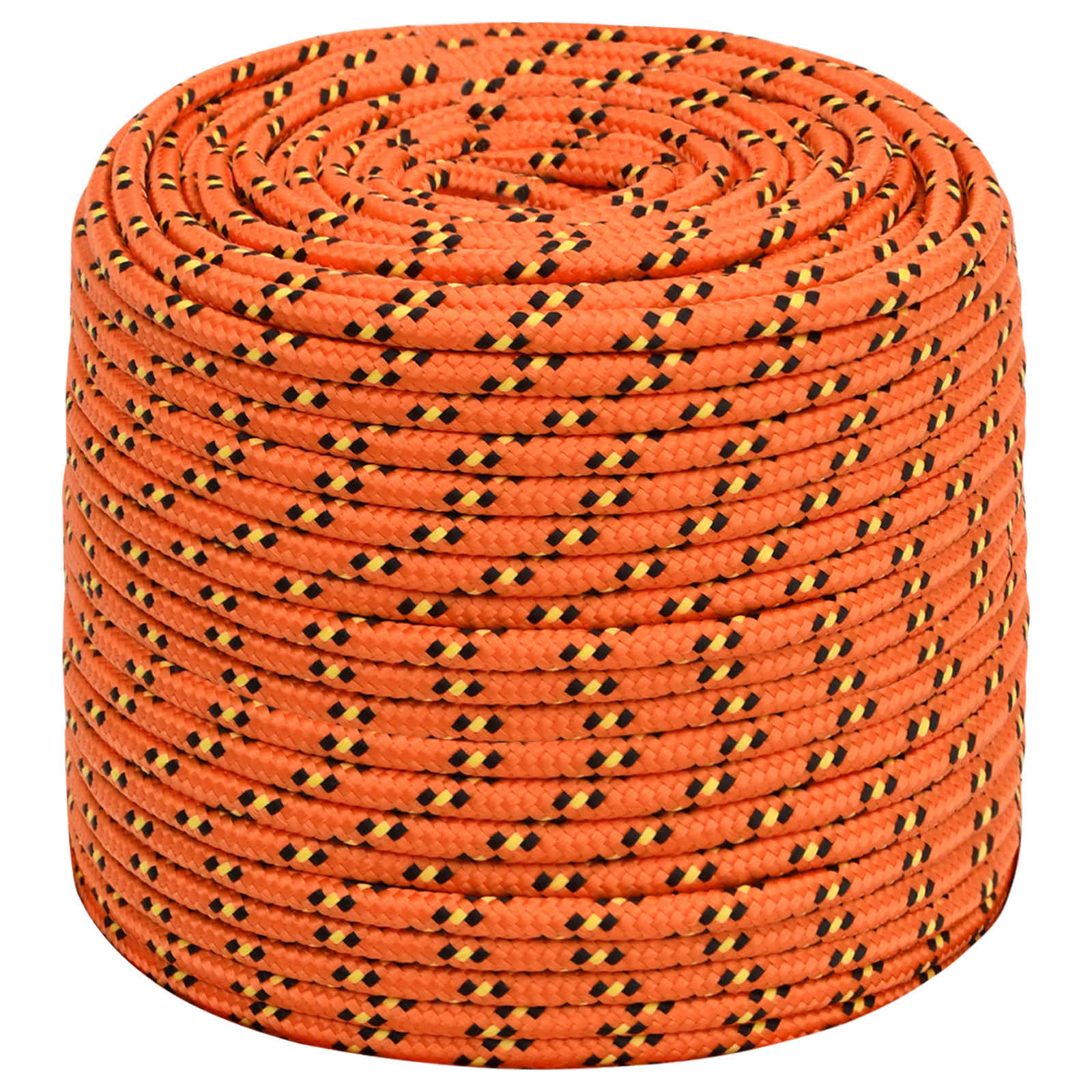 Multipurpose Utility Rope 8 mm 50 m Orange PP 420 kg Max Load