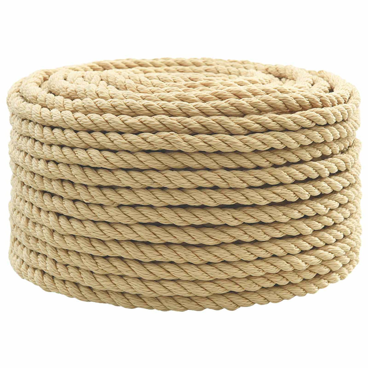 Multipurpose Utility Rope 12 mm 50 m Natural PP 930 kg Max Load