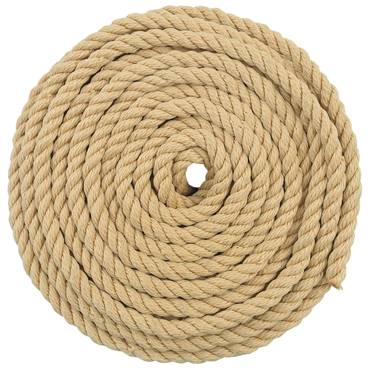 Multipurpose Utility Rope 12 mm 50 m Natural PP 930 kg Max Load