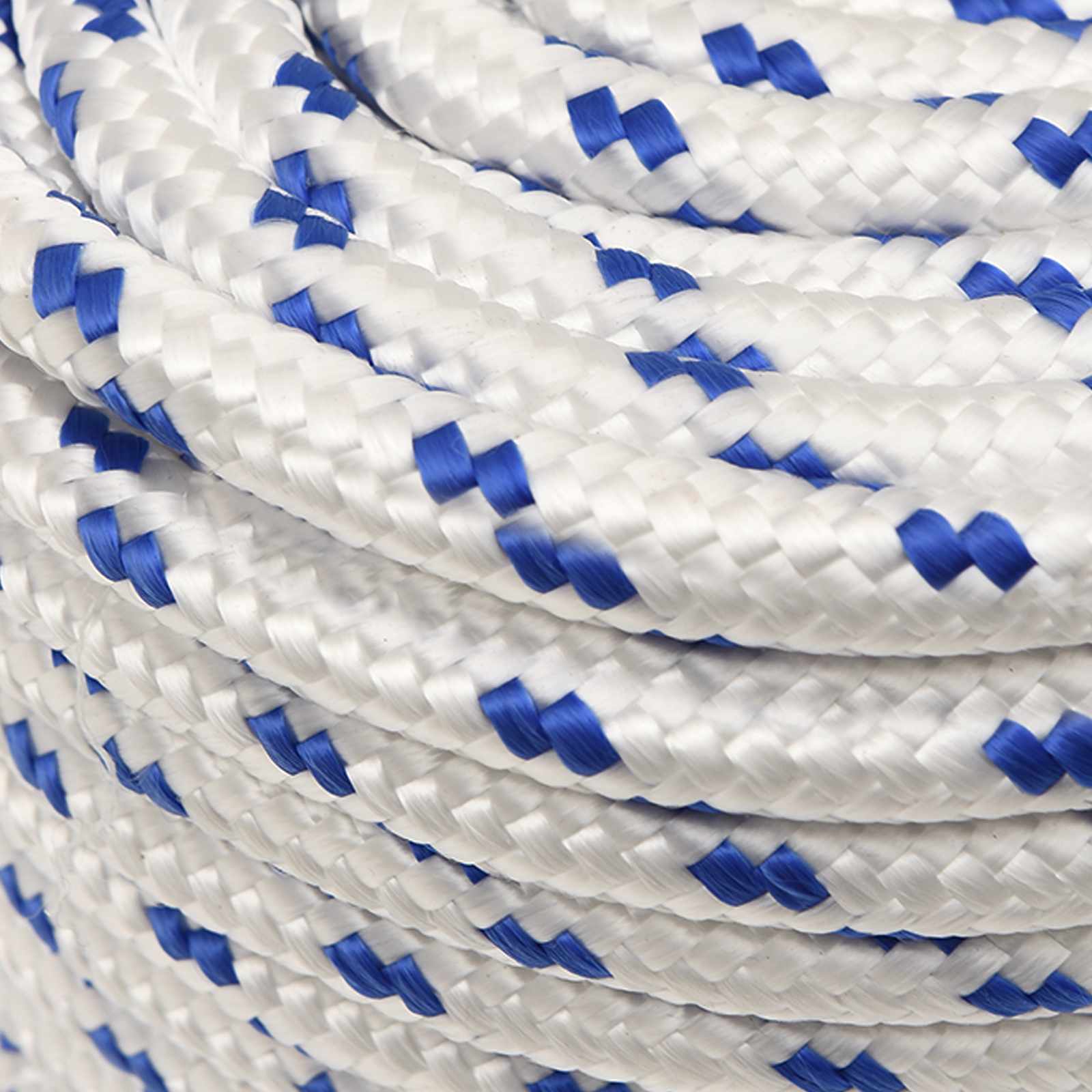 Multipurpose Utility Rope 12 mm 25 m White and Blue PP