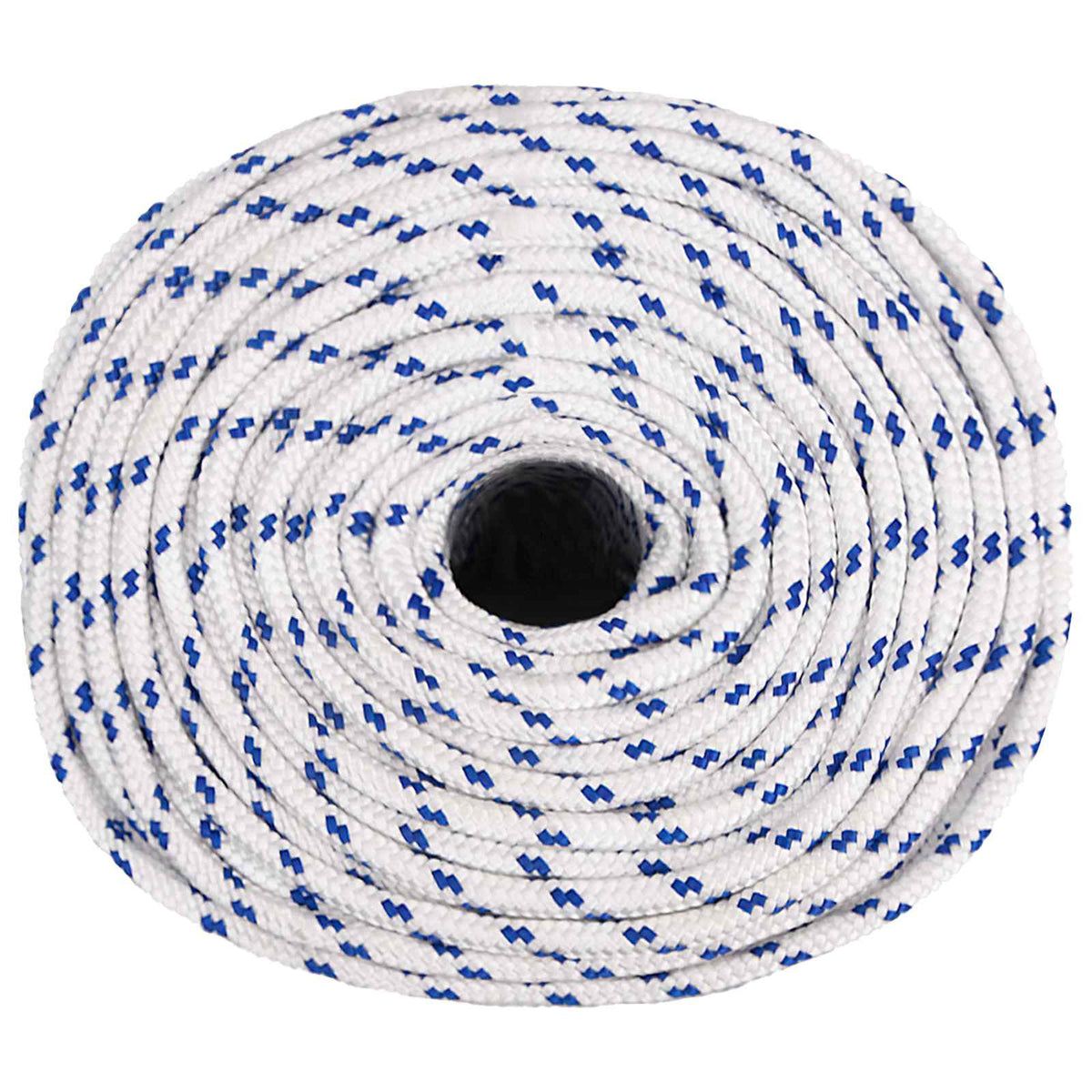 Multipurpose Utility Rope 8 mm 25 m White and Blue PP