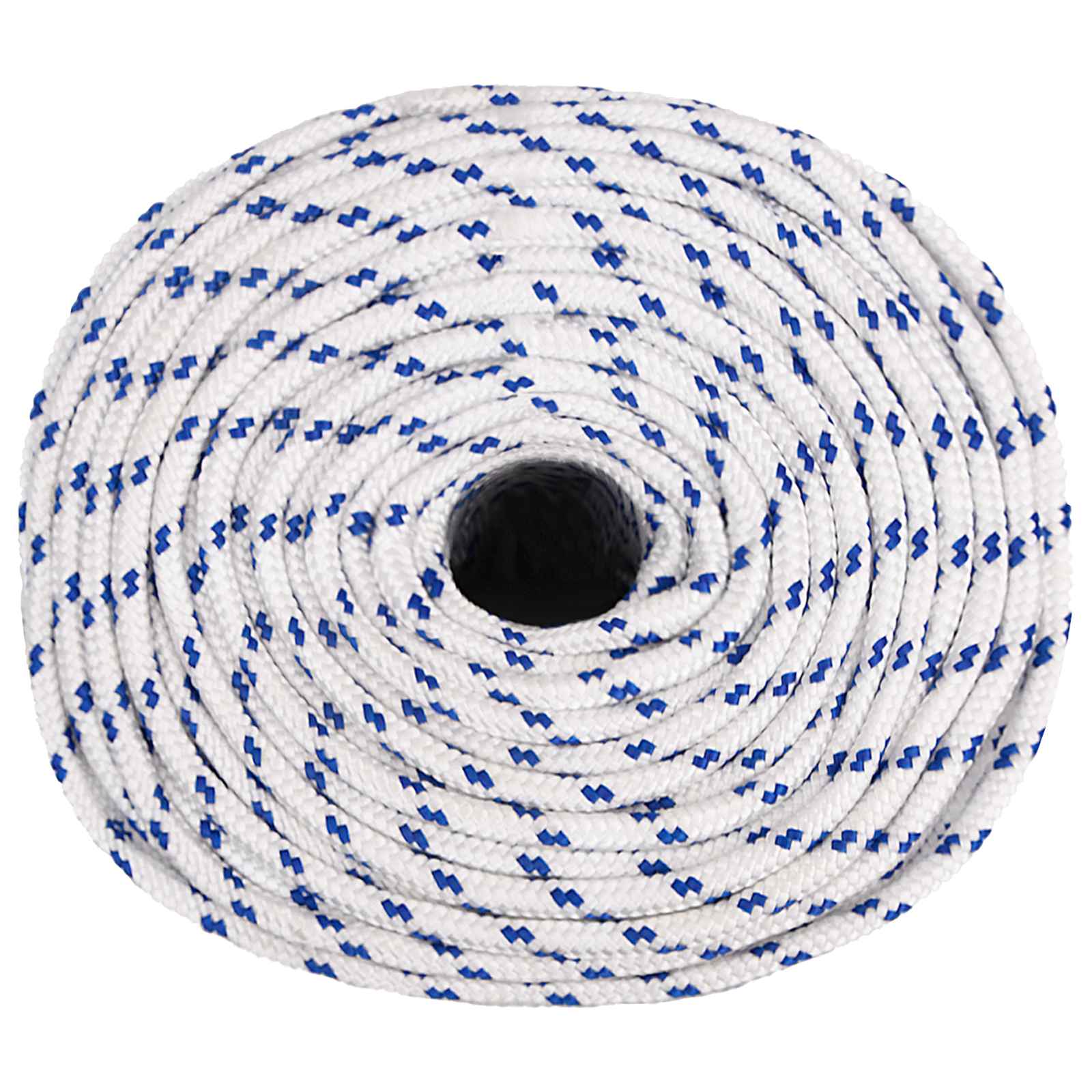 Multipurpose Utility Rope 8 mm 25 m White and Blue PP