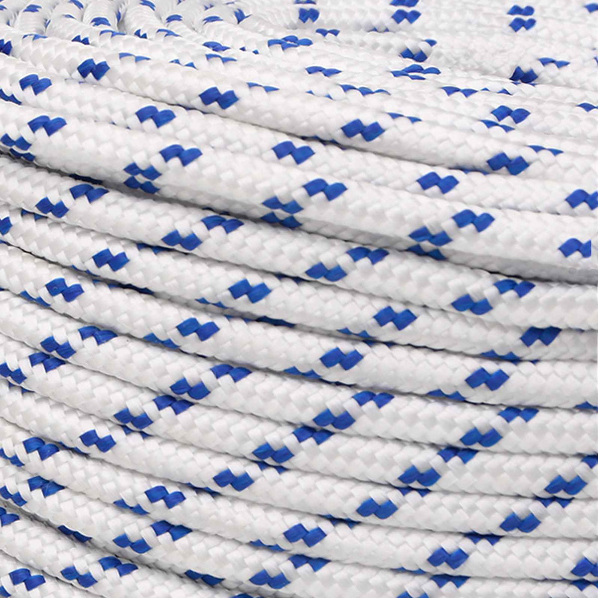 Multipurpose Utility Rope 10 mm 100 m White and Blue PP