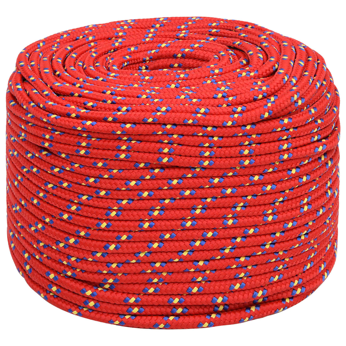Multipurpose Utility Rope 8 mm 25 m Red PP 420 kg Max Load