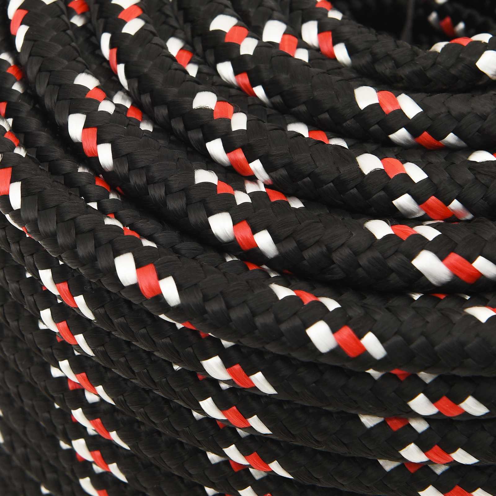 Multipurpose Utility Rope 12 mm 25 m Black and Red PP