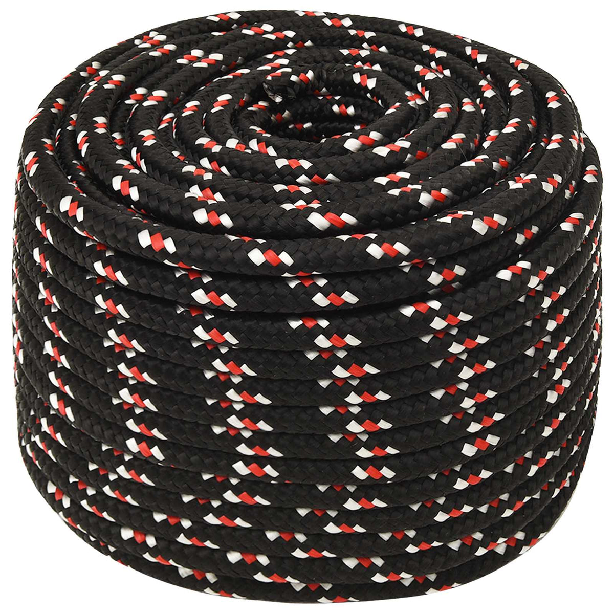 Multipurpose Utility Rope 12 mm 25 m Black and Red PP