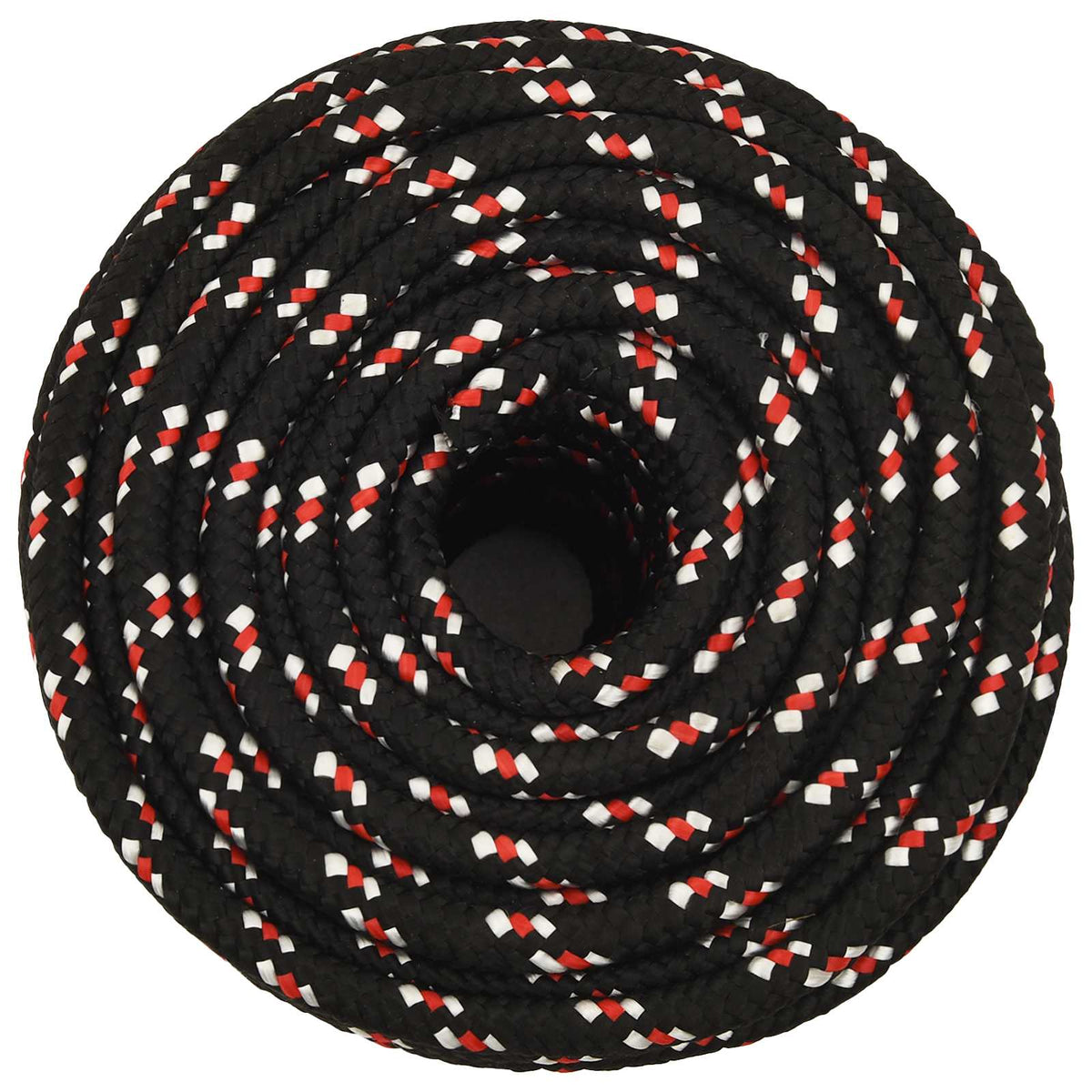 Multipurpose Utility Rope 12 mm 25 m Black and Red PP